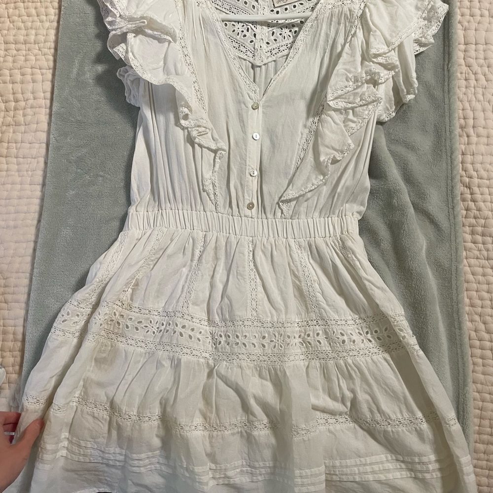 LoveShackFancy Ivory Lace dress